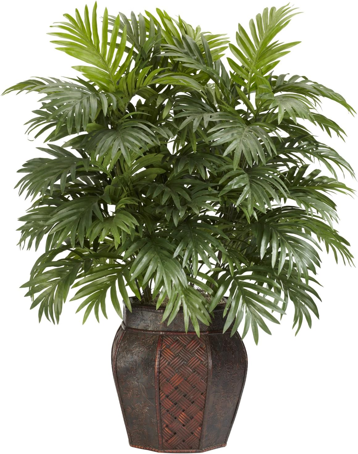 Nearly Natural Areca Palm With Vase Silk Plant, 38″ X 27″ X 25″ Product